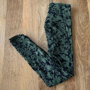 Lululemon All You Do Tight *25” Efflorescent Barracks Green Black
